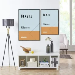 ACAZA Foto Kader, Lijst geschikt voor Foto's of Posters van 61 cm x 91,5 cm - Zwart