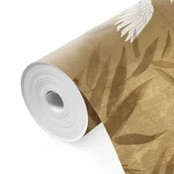 Reinders Fotobehang Kraanvogels - 260 x 384cm - Goudkleurig Discount