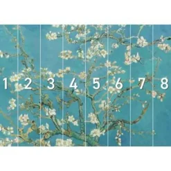 Reinders Fotobehang Van Gogh Amandelbloesem - 260 x 384cm - Blauw Outlet