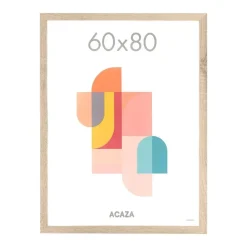 Merkloos Fotokader - Fotolijst - 60x80 cm - MDF hout - Lichte Eik kleur Hot