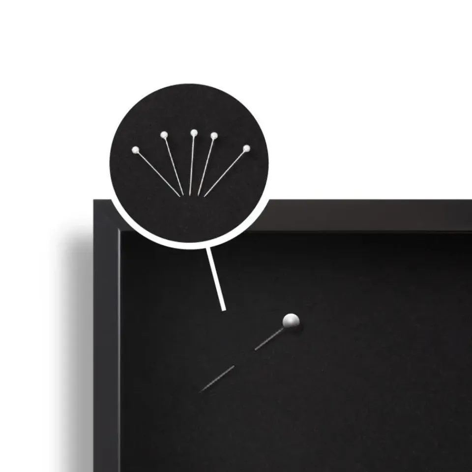 Merkloos Fotokader in 3D - Box Frame - Fotolijst - 3.5 cm diep - MDF - 30x40cm - Zwart Outlet