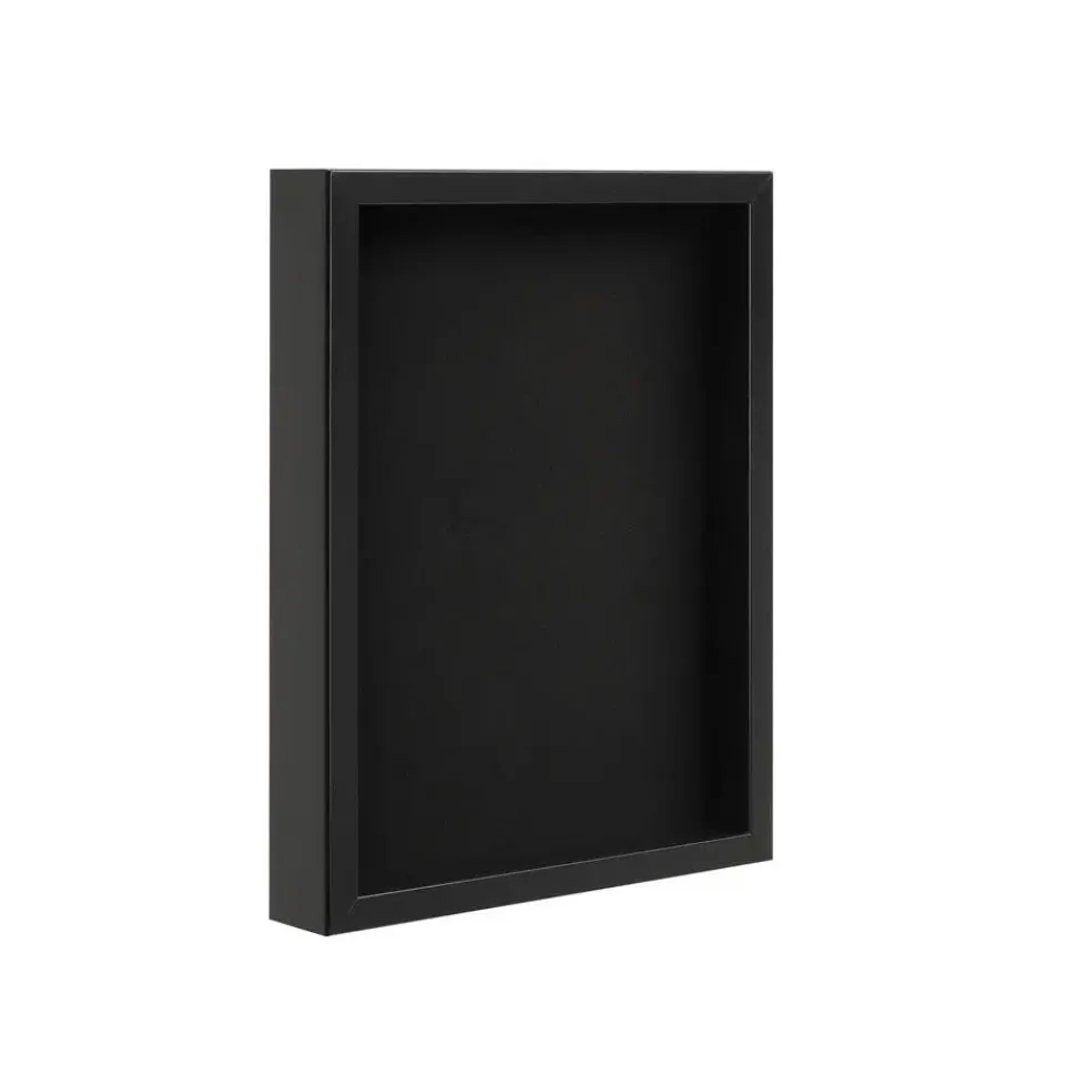 Merkloos Fotokader in 3D - Box Frame - Fotolijst - 3.5 cm diep - MDF - 30x40cm - Zwart Outlet