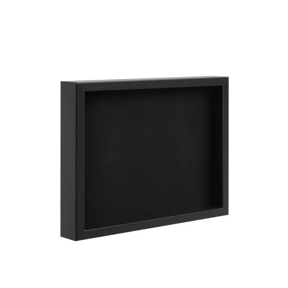 Merkloos Fotokader in 3D - Box Frame - Fotolijst - 3.5 cm diep - MDF - 30x40cm - Zwart Outlet