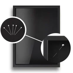 Merkloos Fotokader in 3D - Box Frame - Fotolijst - 6 cm diep - MDF - 40x60cm - Zwart Clearance