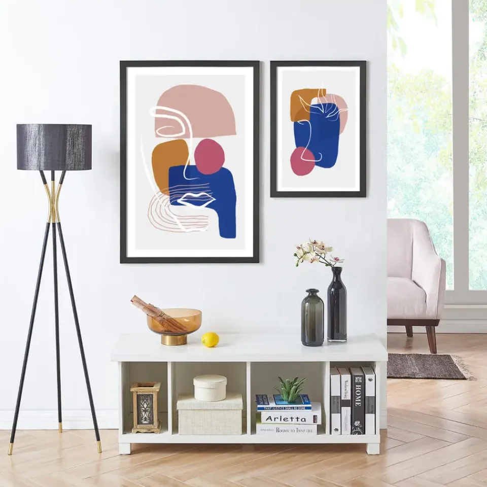 Merkloos Fotokader Madison voor Foto's van 40 x 60cm - MDF Houten Fotolijst - Zwart Clearance