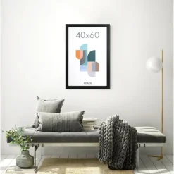 Merkloos Fotokader Madison voor Foto's van 40 x 60cm - MDF Houten Fotolijst - Zwart Clearance