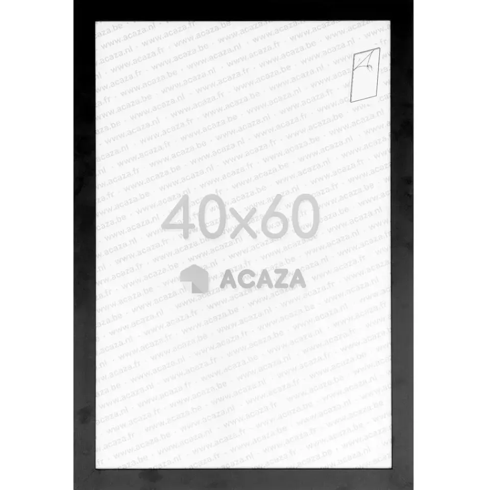 Merkloos Fotokader Madison voor Foto's van 40 x 60cm - MDF Houten Fotolijst - Zwart Clearance