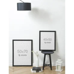 Merkloos Fotokader Madison voor Foto's van 40x50cm - MDF Houten Fotolijst - Zwart