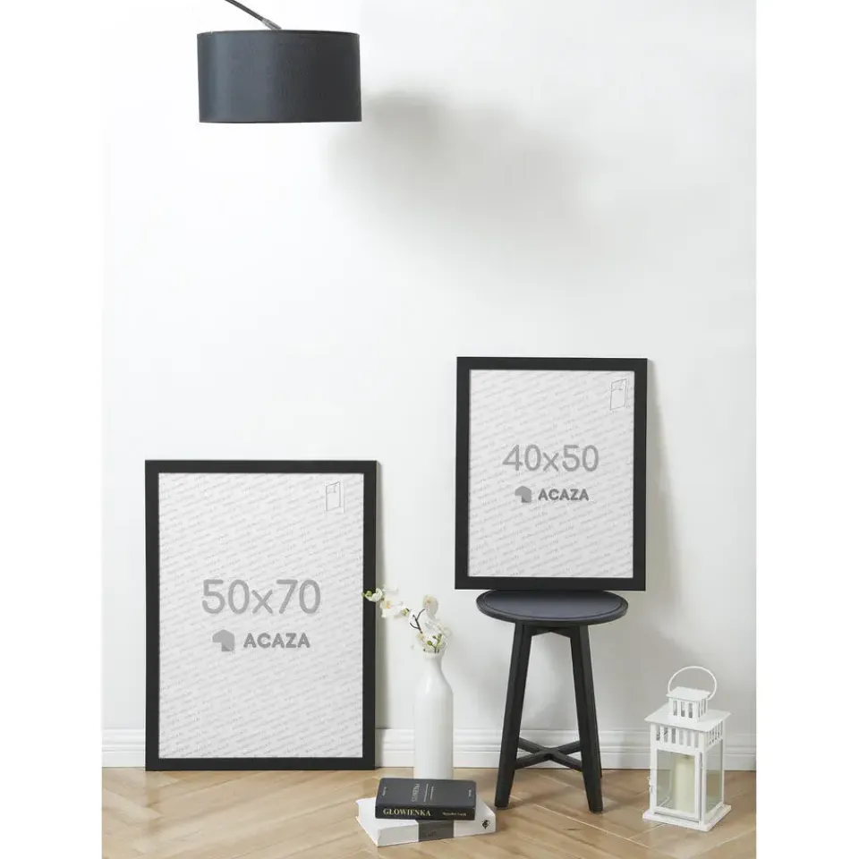 Merkloos Fotokader Madison voor Foto's van 40x50cm - MDF Houten Fotolijst - Zwart