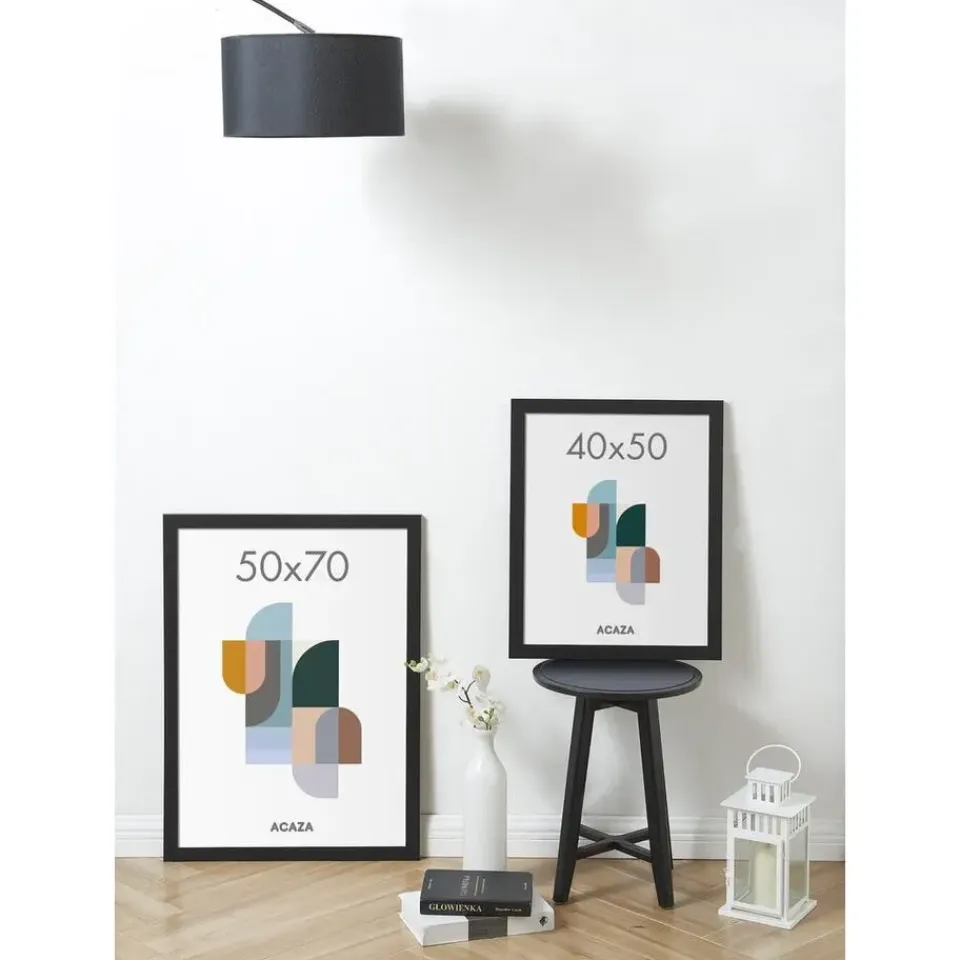 Merkloos Fotokader Madison voor Foto's van 40x50cm - MDF Houten Fotolijst - Zwart