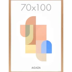 ACAZA Fotolijst - Wissellijst voor Posters - 70x100 cm - MDF - Warme Eik Sale