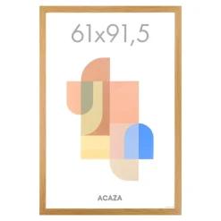 Merkloos Fotolijst Poster Formaat 61x91,5 cm - MDF Hout - Warme Eike New