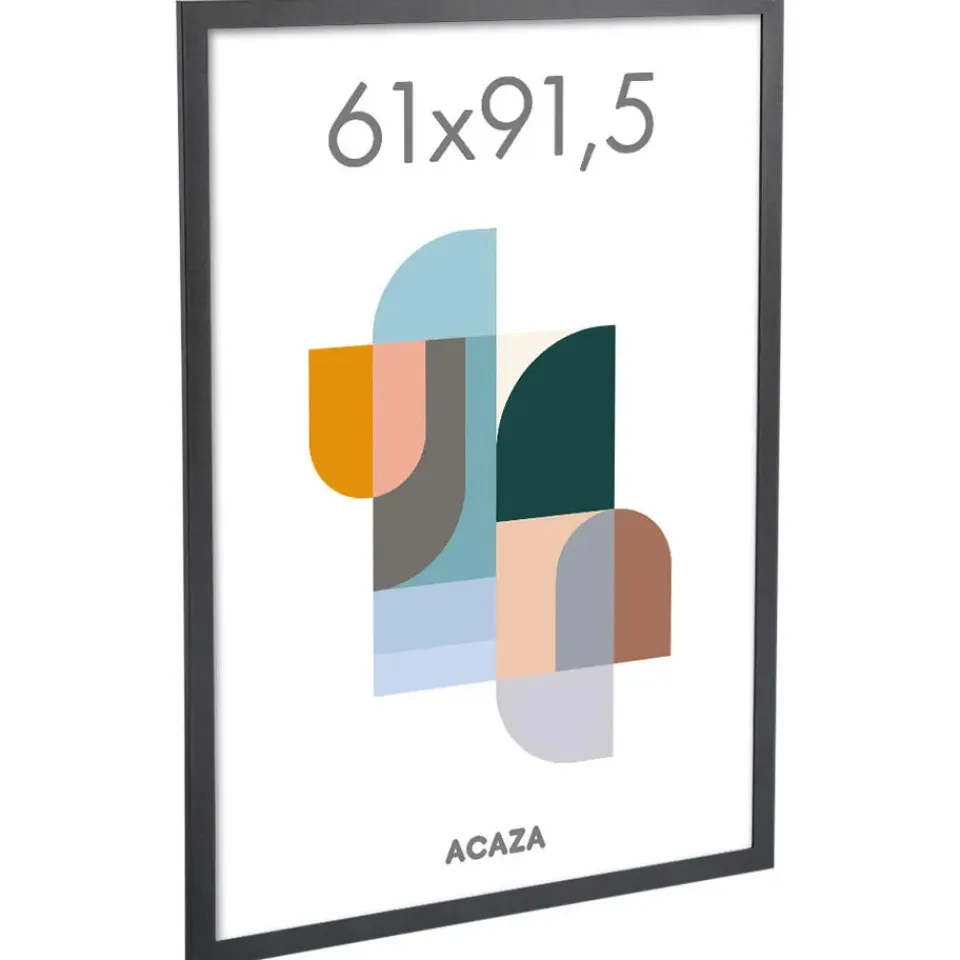 Merkloos Fotolijst Poster Formaat 61x91,5 cm - MDF Hout - Zwart Best