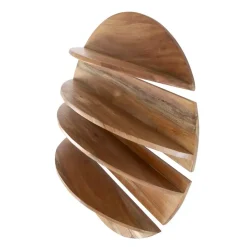 Fraaai - Aarav wandschap set van 4 rond - massief naturel Outlet