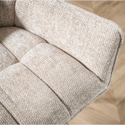 Fraaai - Diego eetkamerbank geweven 188 cm - zand Best