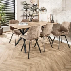 Fraaai - Hemlock eettafel eik 190 cm Online