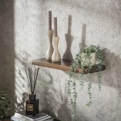 Fraaai - Marino wandplank - 60 cm - acaciahout - bruin Clearance