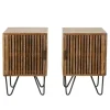 Fraaai - Odila nachtkastje mangohout set van 2 Discount