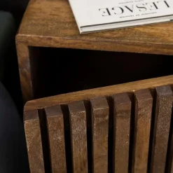 Fraaai - Odila nachtkastje mangohout set van 2 Discount