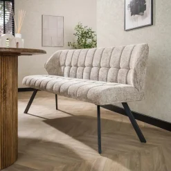 Fraaai - Ramon eetkamerbank 180 cm geweven - zand Best