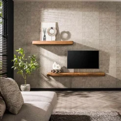 Fraaai - Renee wandplank 118 cm - mangohout New