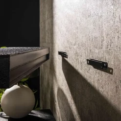 Fraaai - Sani wandplank - 150 cm - metallic - zwart Best