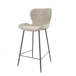 Fraaai - Verona barstoel - 67 cm - boucle - zand Online