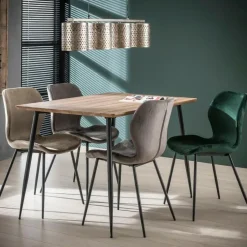 Fraaai - Verona eetkamerstoel velvet groen