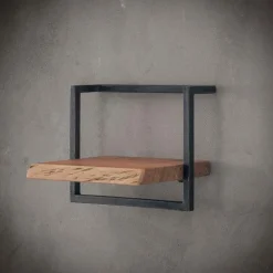 Fraaai - Woody metaal wandplank 40 cm Online