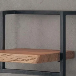 Fraaai - Woody metaal wandplank 40 cm Online