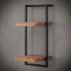 Fraaai - Woody metaal wandplank 30x65 cm