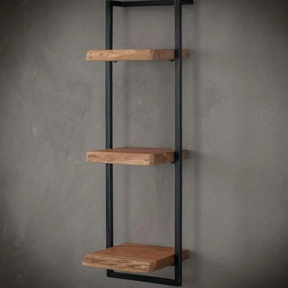 Fraaai - Woody metaal wandplank 30x100 cm Clearance