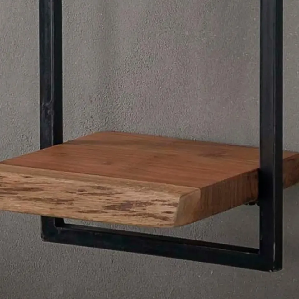 Fraaai - Woody metaal wandplank 30x100 cm Clearance