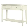Dorel Home Franklin - Consoletafel met 2 laden in wit MDF Best