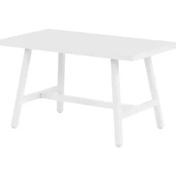 Beliani FRATTE - Tuintafel - Wit - Aluminium Discount
