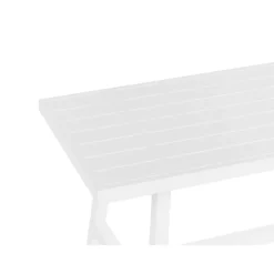 Beliani FRATTE - Tuintafel - Wit - Aluminium Discount