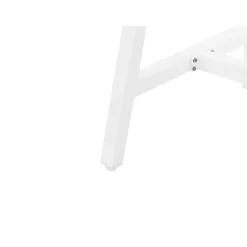 Beliani FRATTE - Tuintafel - Wit - Aluminium Discount