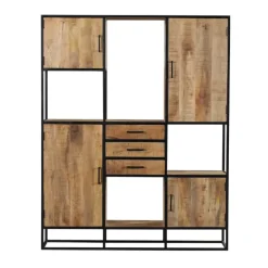 Furndea Morada vakkenkast xl industrieel naturel - 45x160x200 cm Clearance