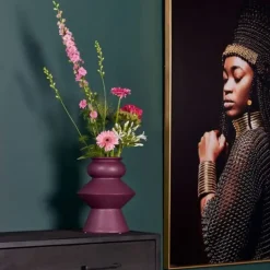 Furndea Wandkast Scandi visgraat zwart - 40x100x115 cm Discount