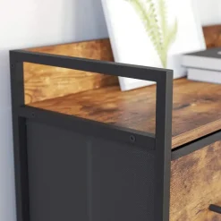 Furnihaus Commode kast 7 stoffen laden met handgrepen metalen frame industrieel Sale