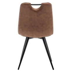 Furnihaus Eetkamerstoel Leon Microvezel Cognac Set van 2 Hot