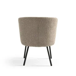 Furnihaus Fauteuil Cindy Boucle Taupe Stof