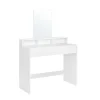 Furnihaus Kaptafel met rechthoekige spiegel en 2 lades, cosmetische tafel Best