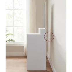 Furnihaus Kaptafel met rechthoekige spiegel en 2 lades, cosmetische tafel Best