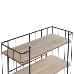 Beliani GABBS - Keukentrolley - Lichte houtkleur - Metaal