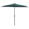 Beliani GALATI - Halfronde parasol - Groen - 270 cm - Polyester New