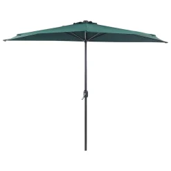 Beliani GALATI - Halfronde parasol - Groen - 270 cm - Polyester New