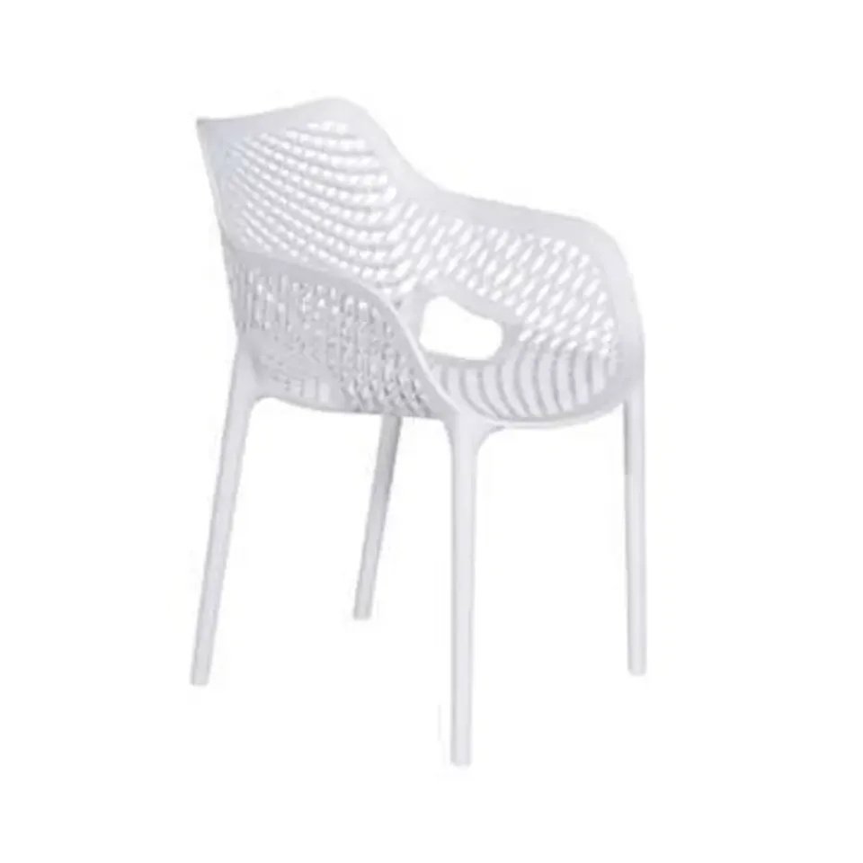 Garden Impressions Air XL kunststof tuinstoel wit - set van 2 stuks Clearance