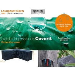 Garden Impressions Lounge hoesset L 255/255x90xH70 cm Best