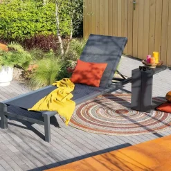 Garden Impressions Palmas ligbed - donker grijs / antraciet Discount